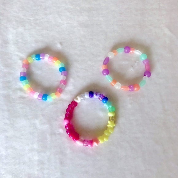Kawaii Glow EDM Kandi Bracelet Set - Picture 1 of 5
